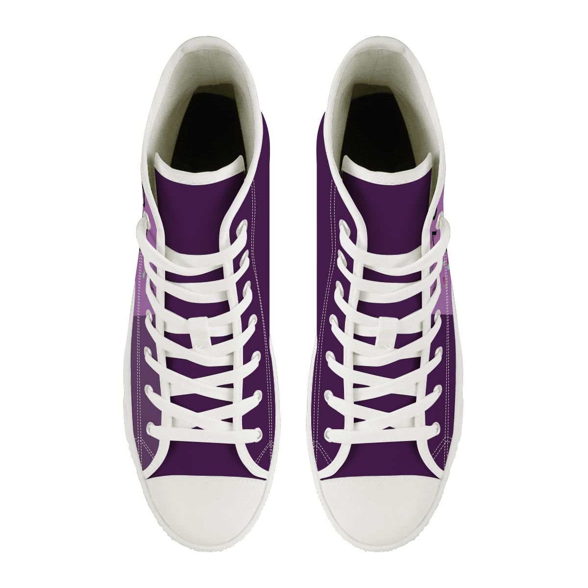 Ax Cherry Blossom Women's High Top Canvas Shoes Customized Tongue