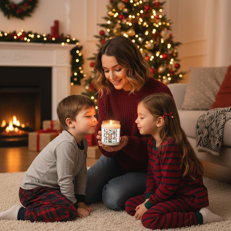 Christmas Warmth Scented soy candle